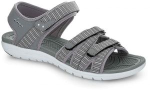 Loap CRES Dámske voľnočasové sandále, tmavo sivá, veľkosť