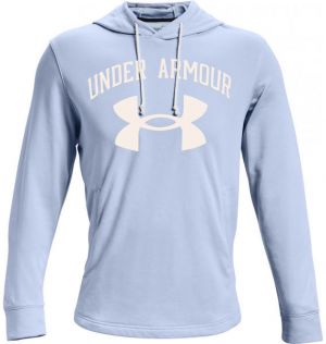 Under Armour RIVAL TERRY BIG LOGO HD Pánska mikina, svetlomodrá, veľkosť