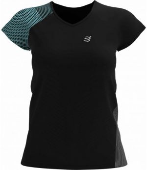 Compressport PERFORMANCE SS TSHIRT W Dámske bežecké tričko, čierna, veľkosť