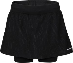 Arcore FOGGIA Dámske bežecké šortky so sukňou, čierna, veľkosť