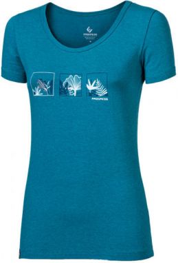 PROGRESS SASA FLOWINDOWS Dámske bambusové tričko, modrá, veľkosť