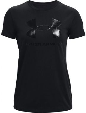 Under Armour LIVE SPORTSTYLE GRAPHIC SS Dámske tričko, čierna, veľkosť