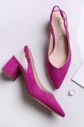 Fuchsiové slingback lodičky Beinasco galéria
