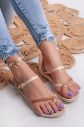 Béžovo-zlaté gumené sandále Fashion Sandal VIII galéria