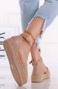 Béžové platformové espadrilly Luca galéria