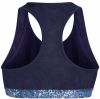 Tmavomodrá športová podprsenka BB Leopard Soft Top galéria