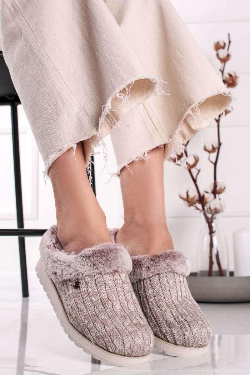 Svetlohnedé papuče Bobs Keepsakes - Ice Angel