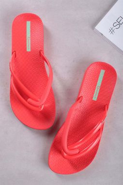 Červené gumené šľapky Comfy