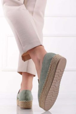 Mätové platformové espadrilly Kora