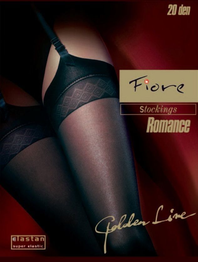 Čierne pančuchy Romance 20DEN