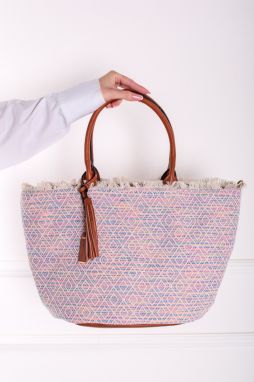 Ružovo-žltá shopper kabelka Arabella 32954