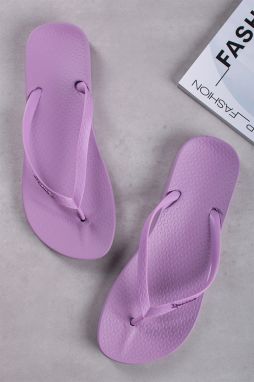 Svetlofialové gumené nízke šľapky Anatomic Colors