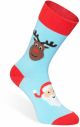 Modro-červené ponožky Santa Socks galéria