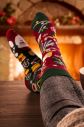 Viacfarebné ponožky Xmas galéria