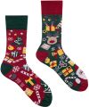 Viacfarebné ponožky Xmas galéria