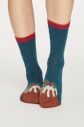 Tyrkysovo-červené ponožky Figgy Pudding Socks In A Bag galéria