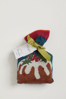 Tyrkysovo-červené ponožky Figgy Pudding Socks In A Bag