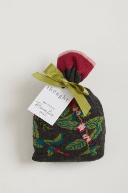 Sivo-bordové ponožky Blooms Socks In A Bag