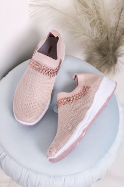 Ružové slip-on tenisky Hella