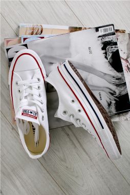 Dámske biele nízke tenisky Chuck Taylor All Star galéria
