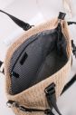Béžovo-čierna kabelka Luisa Shopper galéria