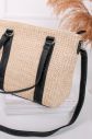 Béžovo-čierna kabelka Luisa Shopper galéria