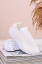 Biele slip-on tenisky Oxana galéria