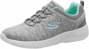 SKECHERS Nízke tenisky 'Dynamight 2.0'  sivá / mätová