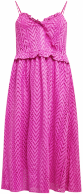 Selected Femme Curve Kokteilové šaty 'Kosa'  fuksia
