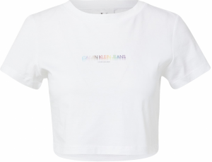 Calvin Klein Jeans Tričko  biela