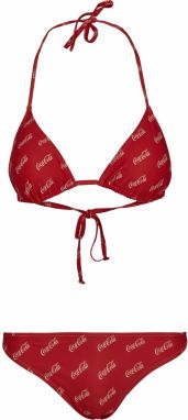 Merchcode Bikiny 'Coca Cola'  červená / biela