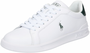 Polo Ralph Lauren Nízke tenisky 'HRT CT II-SNEAKERS-ATHLETIC SHOE'  zelená / biela