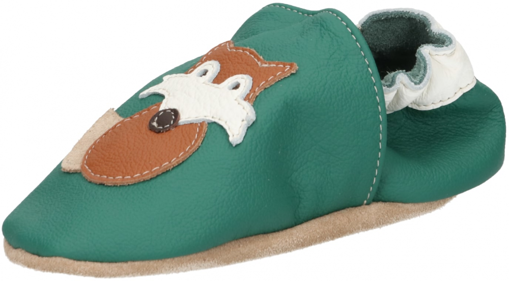 BECK Papuče 'Fuchs'  béžová / karamelová / nefritová / biela
