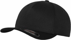 Flexfit Čiapka '5 Panel'  čierna / biela