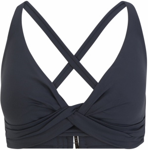 Seafolly Bikinový top  tmavosivá