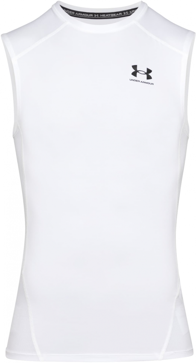 UNDER ARMOUR Funkčné tričko  čierna / biela