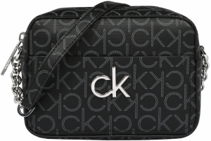 Calvin Klein Taška cez rameno  sivá / čierna