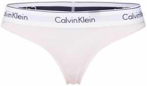 Calvin Klein Underwear Tangá  svetlobéžová / čierna / biela