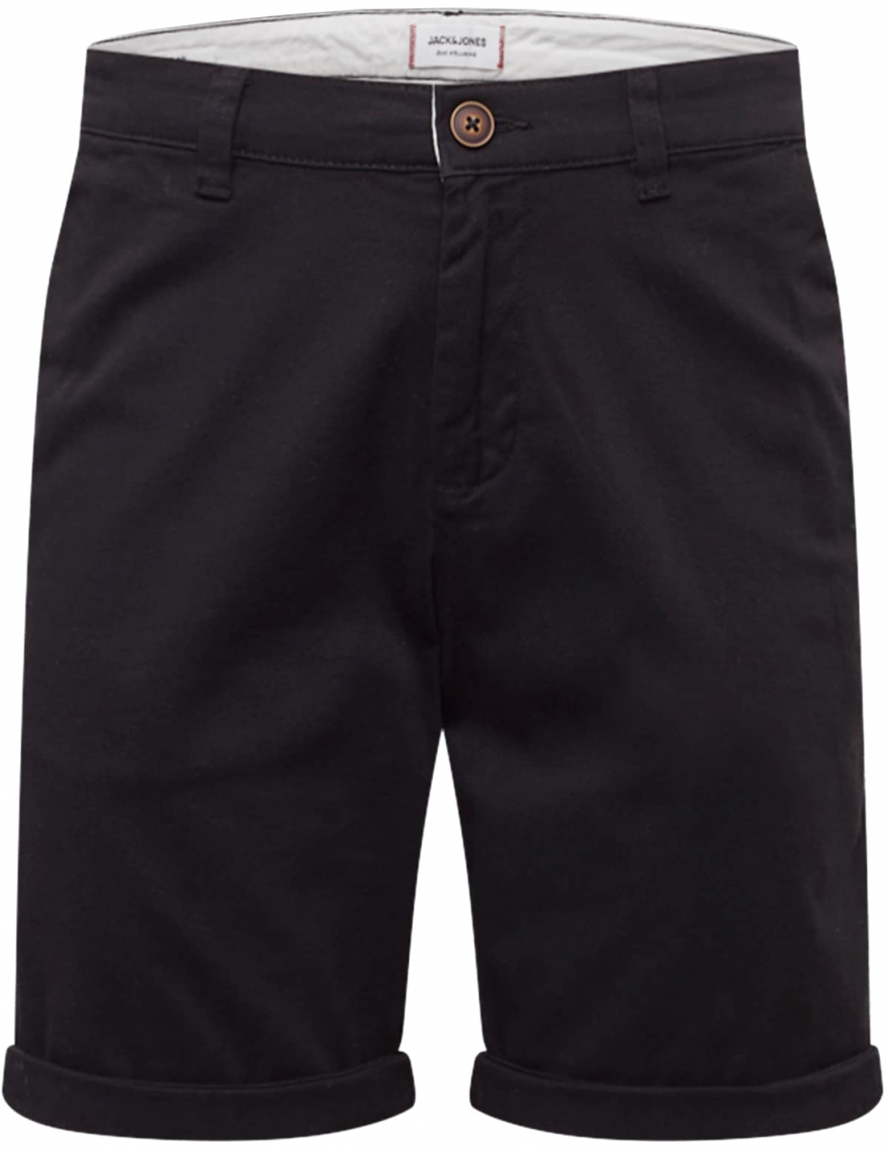 JACK & JONES Chino nohavice 'DAVE'  čierna