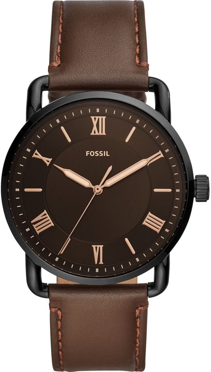 FOSSIL Analógové hodinky  hnedá