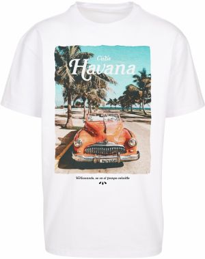 Mister Tee Tričko 'Havana Vibe'  kapučíno / olivová / nefritová / čierna / biela