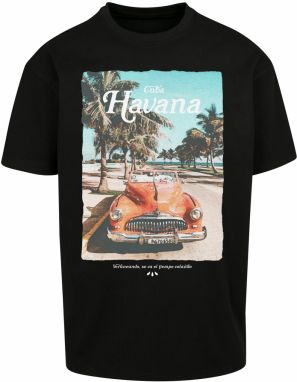 Mister Tee Tričko 'Havana Vibe'  piesková / svetlomodrá / kaki / hrdzavo červená