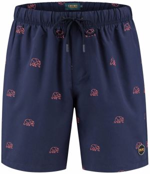 Shiwi Plavecké šortky  tmavomodrá / ružová