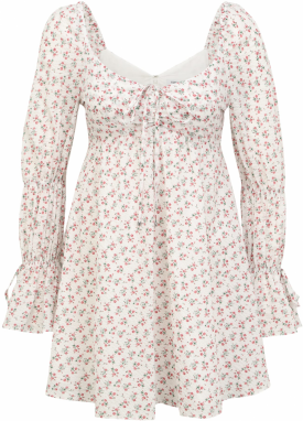 Forever New Petite Letné šaty 'Nala'  zelená / ružová / červená