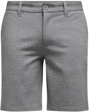 Only & Sons Chino nohavice 'Mark'  sivá melírovaná