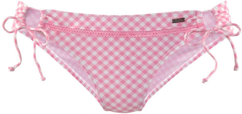 BUFFALO Bikinové nohavičky  ružová / biela
