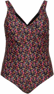 Vero Moda Curve Jednodielne plavky 'Tiara'  čierna / zmiešané farby