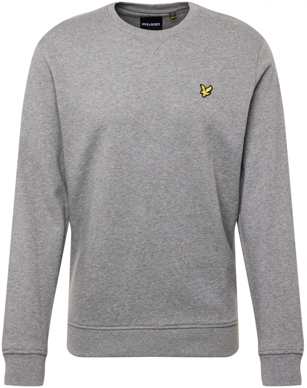 Lyle & Scott Mikina  žltá / sivá melírovaná / čierna
