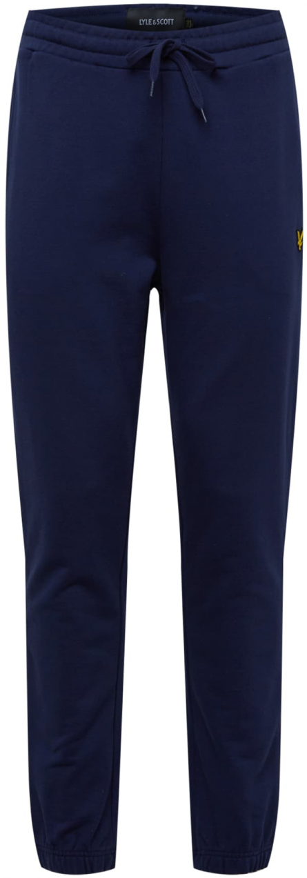 Lyle & Scott Nohavice  námornícka modrá / žltá / čierna