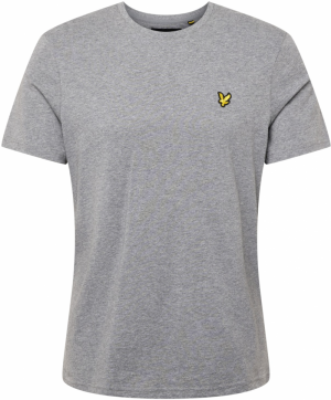 Lyle & Scott Tričko  zlatá / sivá melírovaná / čierna